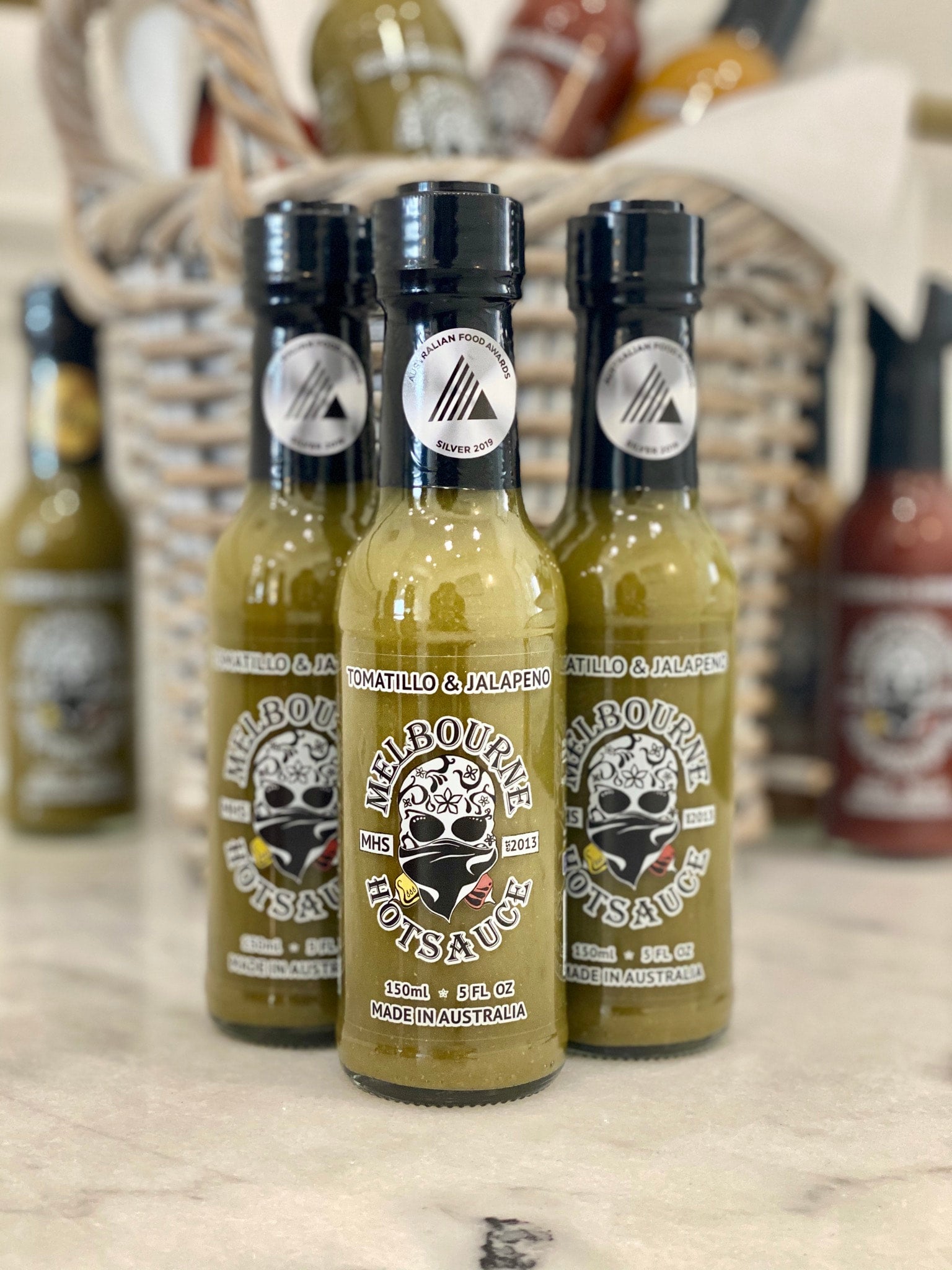 Tomatillo & Jalapeno 150ml mild heat level 2/10 The Pantry Melbourne